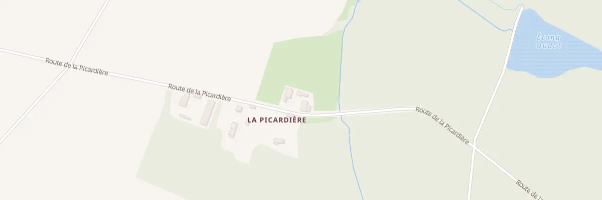 Plan du 3 Rte de la Picardière à Dampierre-en-Bresse