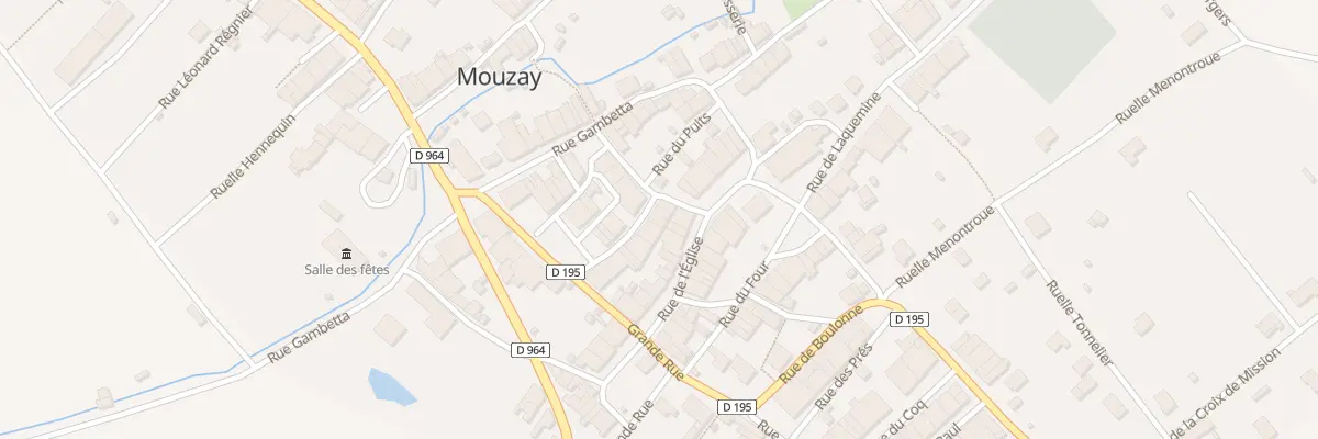 Plan du 8 Rue Heurtebise à Mouzay