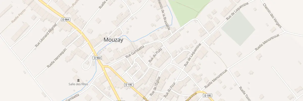Plan du 26 Rue Gambetta à Mouzay