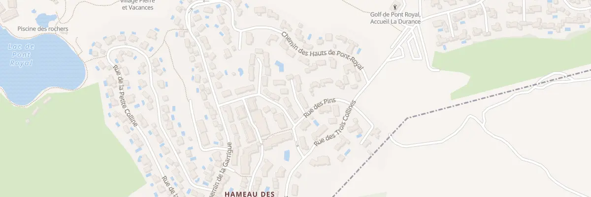 Plan du 9002 Le Hameau de Pont Royal à Mallemort