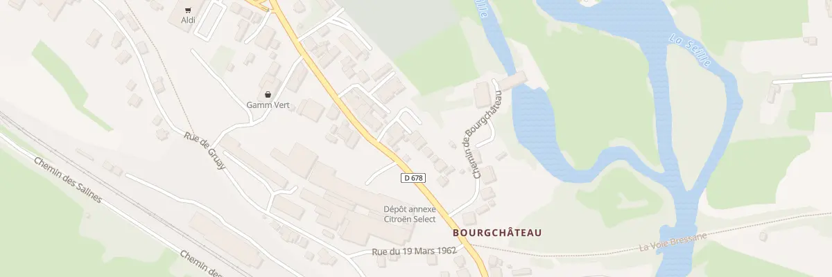 Plan du 14 Rue du Guidon à Louhans-Châteaurenaud