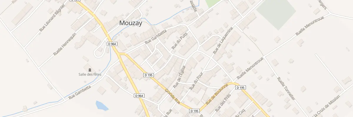 Plan du 8 Rue Saint Martin à Mouzay