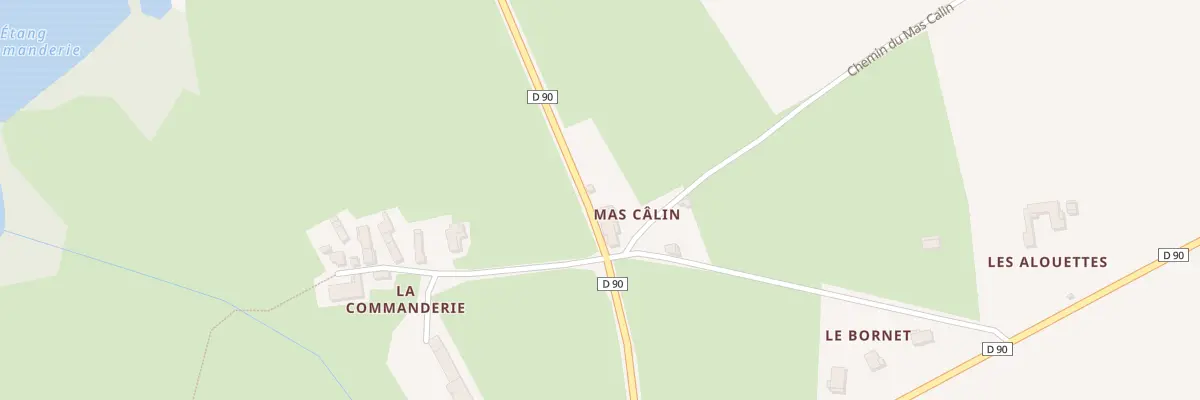 Plan du 5056 Mas Calin à Châtenay