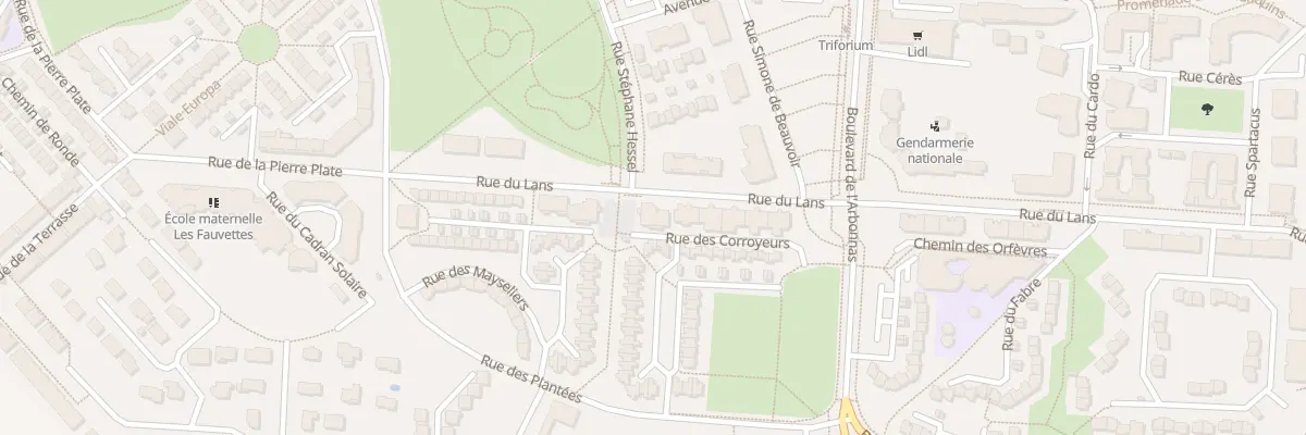 Plan du 20 Rue des Corroyeurs à L’Isle-d’Abeau