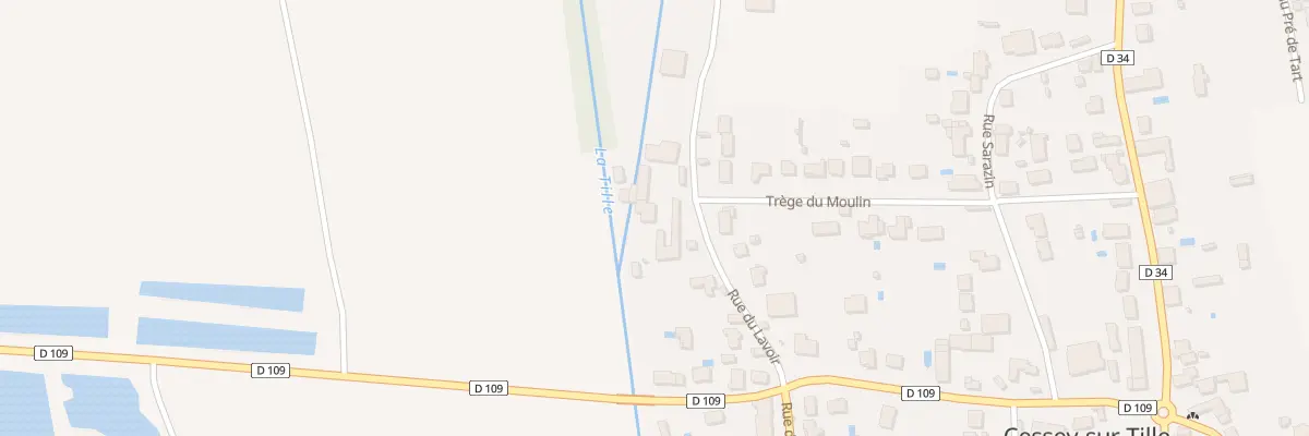Plan du 11 Rue du Lavoir à Cessey-sur-Tille