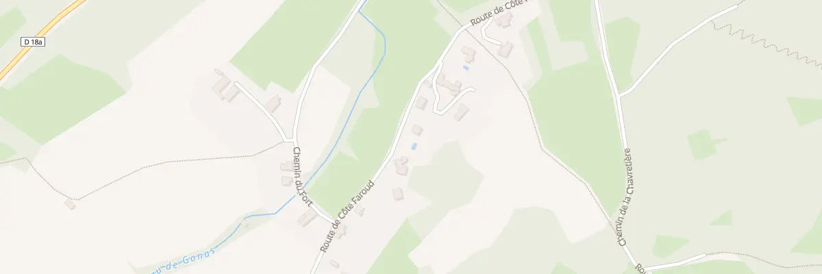 Plan du 5080 Cote Faroud à Veyssilieu