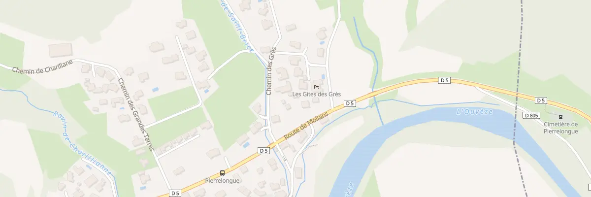 Plan du 5049 Les Gres à Pierrelongue