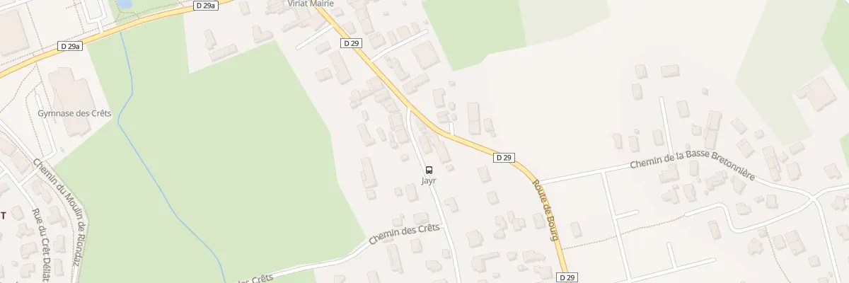 Plan du 35 Che du Quartier Jayr à Viriat