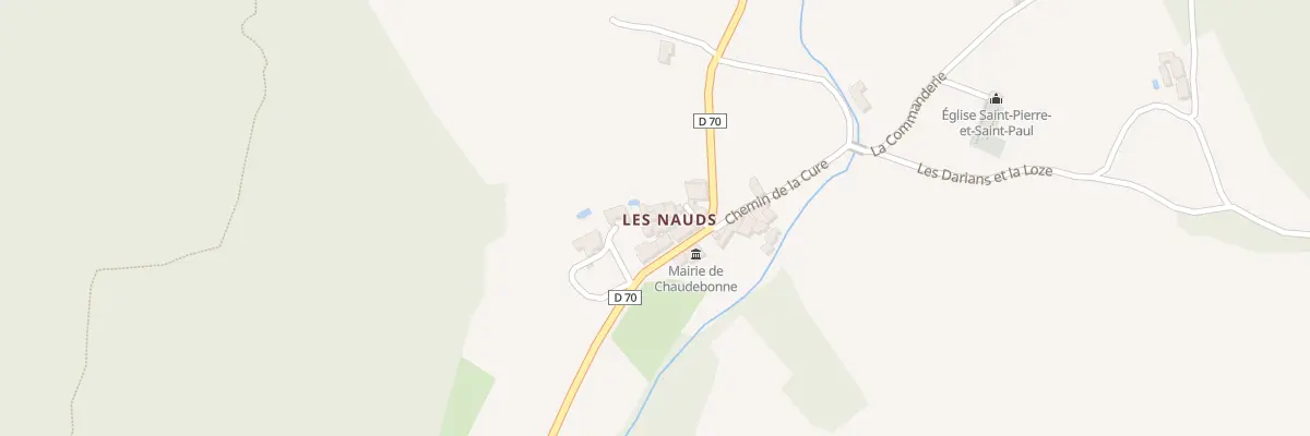 Plan du 5006 Hameau des Nauds à Chaudebonne