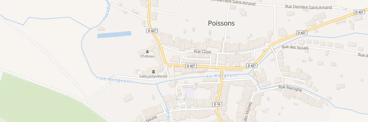 Plan du 13 Rue de St Amand à Poissons