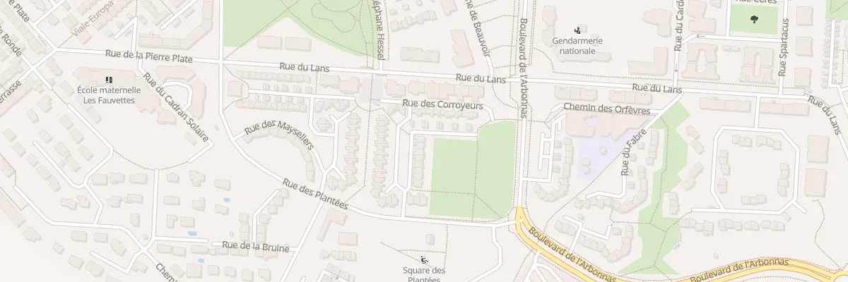 Plan du 11 Rue des Escoffiers à L’Isle-d’Abeau