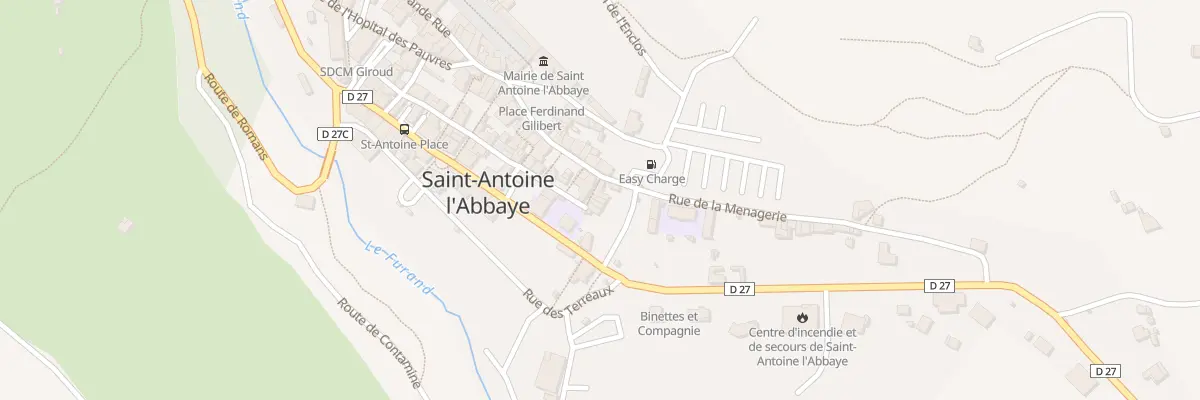Plan du 6029 Rue des Etuves à Saint Antoine l’Abbaye
