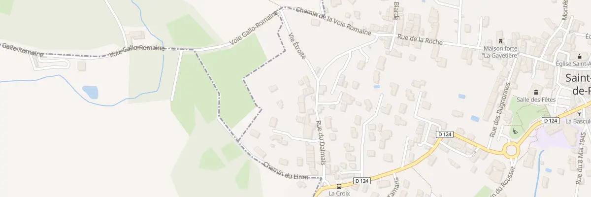 Plan du 14 Rue du Dalmais à Saint-Alban-de-Roche