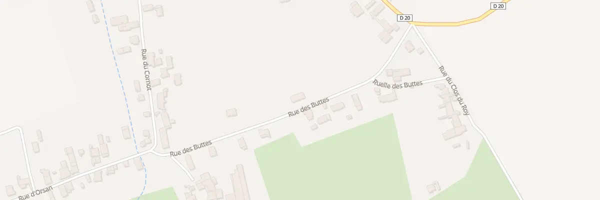 Plan du 8 Rue des Buttes à Esbarres