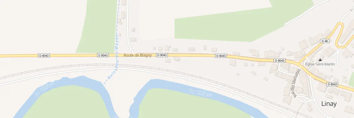 Plan du 19 Rte de Blagny à Linay