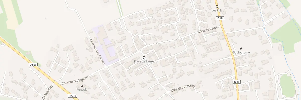 Plan du 40 All de Laure à Gignac-la-Nerthe