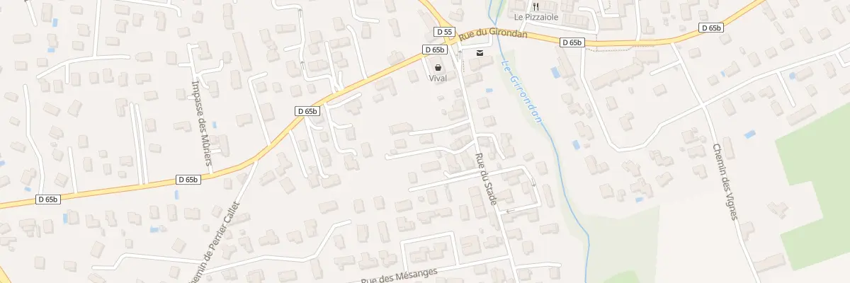 Plan du 12 Rue du Stade à Saint-Romain-de-Jalionas