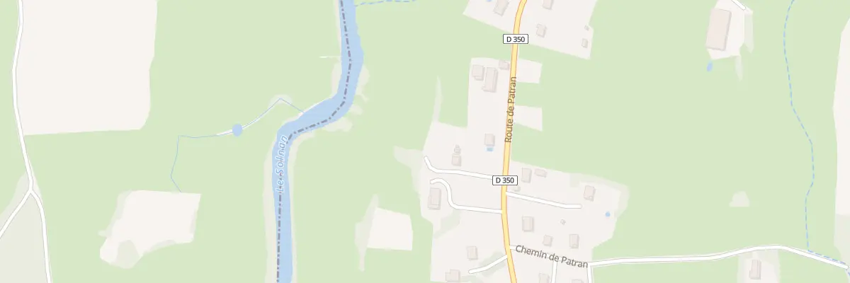 Plan du 1340 Rte de Patran à Bruailles