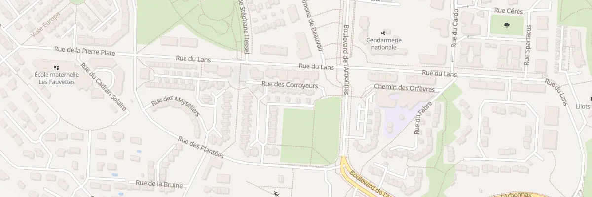 Plan du 17 Rue des Escoffiers à L’Isle-d’Abeau