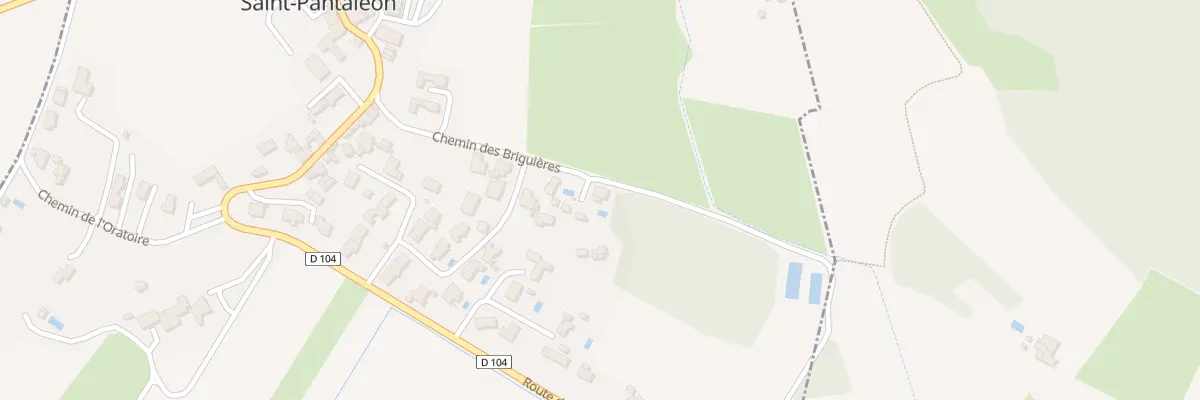Plan du 5077 Les Briguieres à Saint-Pantaléon