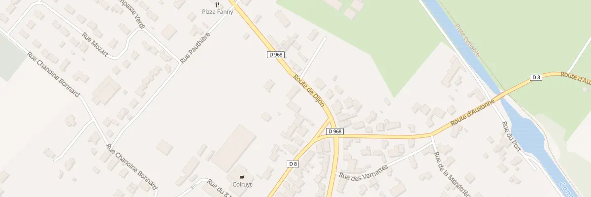 Plan du 3 Rte de Dijon à Brazey-en-Plaine