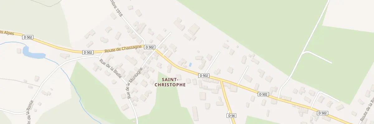 Plan du 1895 Rte des Alpes à Châtonnay