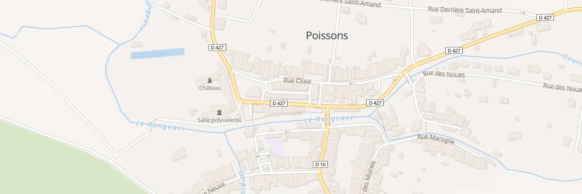 Plan du 21 Rue de Saint Amand à Poissons