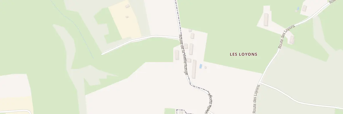 Plan du 2300 Rte des Loyons à Bresse Vallons