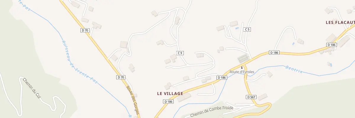 Plan du 5116 Le Village à Saint-Ferréol-Trente-Pas