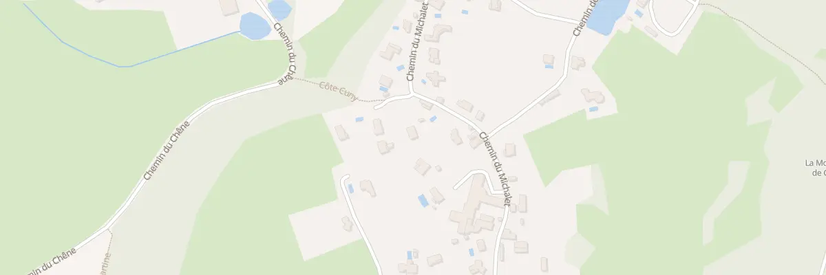 Plan du 43 Côte Cuny à Chozeau