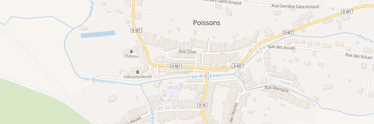 Plan du 23 Rue de St Amand à Poissons