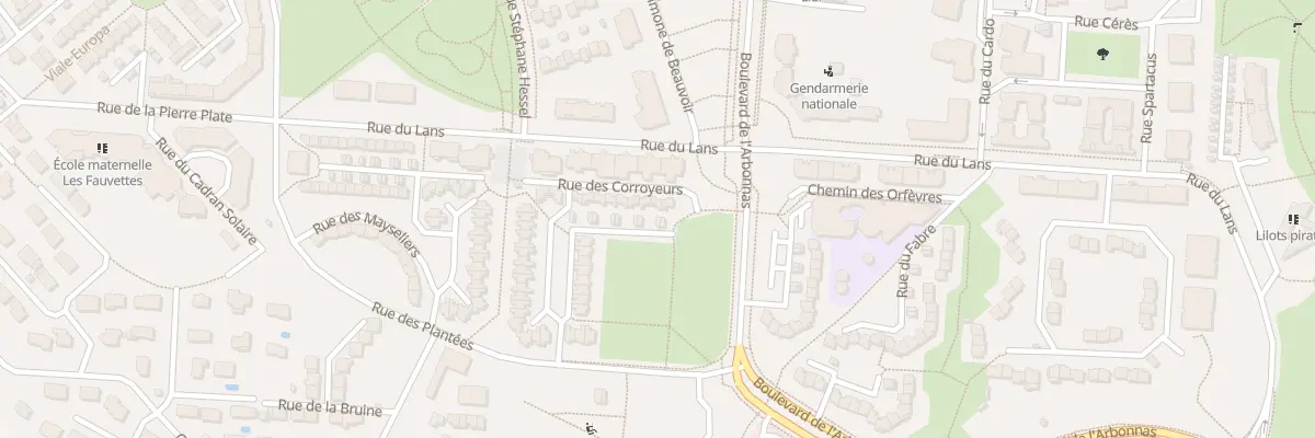 Plan du 19 Rue des Escoffiers à L’Isle-d’Abeau