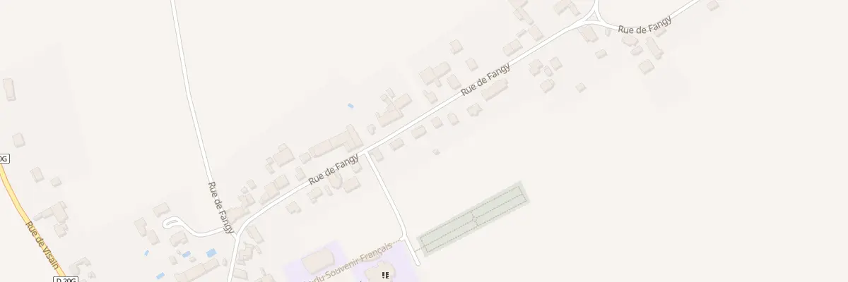 Plan du 22 Rue de Fangy à Esbarres