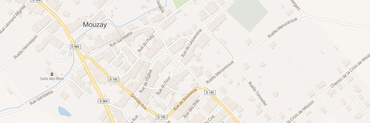 Plan du 2 Rue de Laquemine à Mouzay