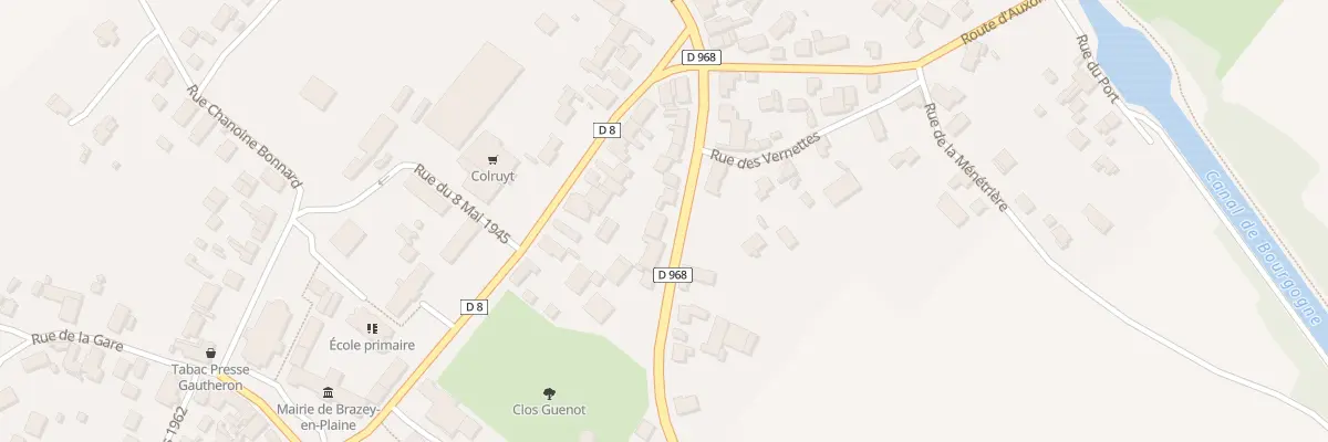 Plan du 12 Rte de St Jean de Losne à Semarey
