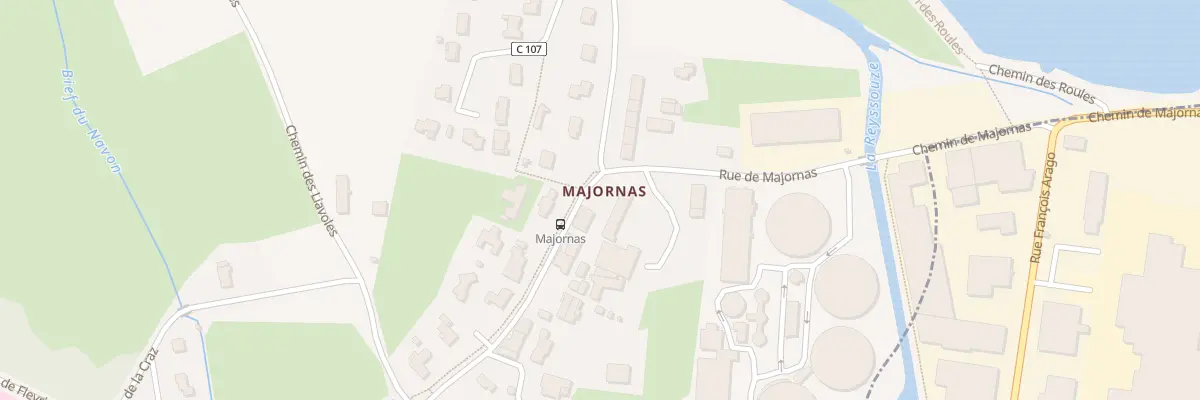 Plan du 1472 Rue de Majornas à Viriat