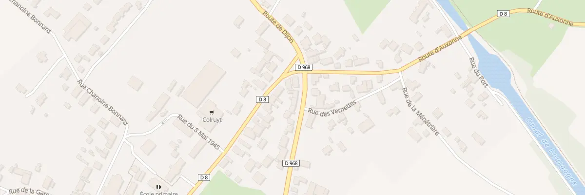 Plan du 4 Rte de Saint-jean-de-losne à Brazey-en-Plaine