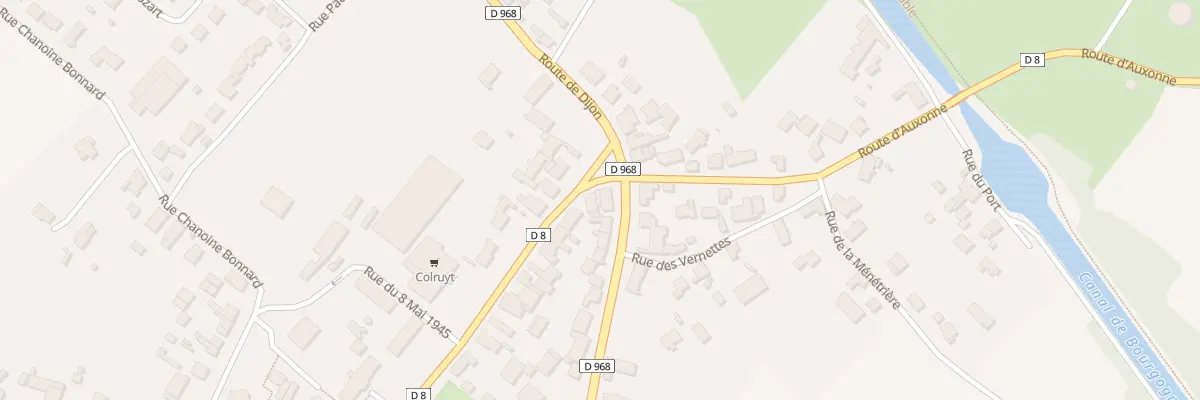 Plan du 30 Rue de Verdun à Brazey-en-Plaine