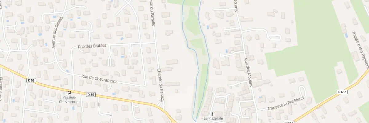 Plan du 112 Che de Paradis à Saint-Romain-de-Jalionas