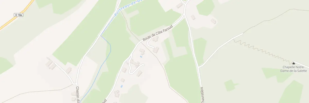 Plan du 133 Rte de Cote Faroud à Veyssilieu