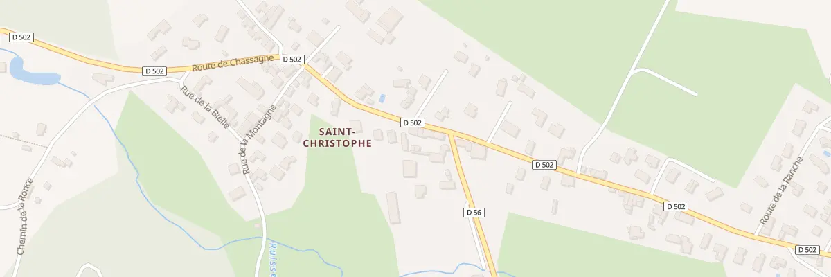Plan du 1950 Rte des Alpes à Châtonnay