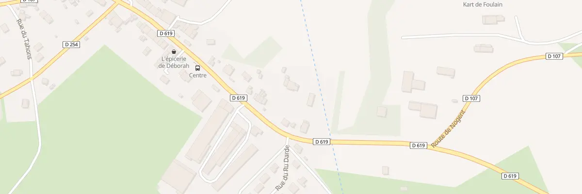 Plan du 79 Rte Départementale N 619 à Foulain