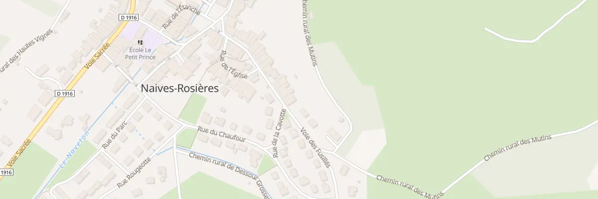 Plan du 25 Voie des Fusilles à Naives-Rosières