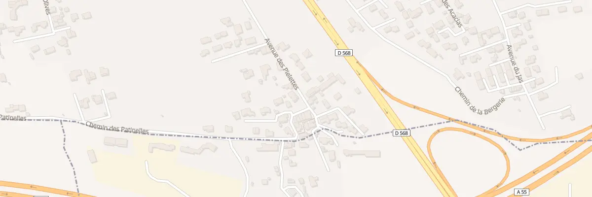 Plan du 28 Rue des Pielettes à Gignac-la-Nerthe