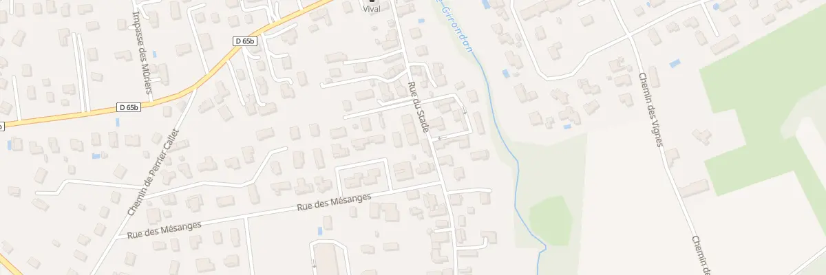 Plan du 30B Rue du Stade à Saint-Romain-de-Jalionas