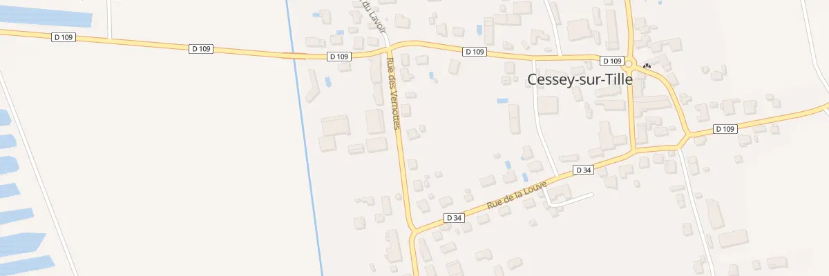 Plan du 7 Rue des Vernottes à Cessey-sur-Tille