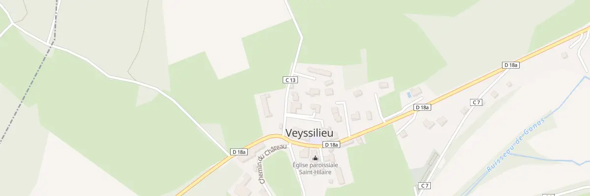 Plan du 67 Che de Bramafant à Veyssilieu
