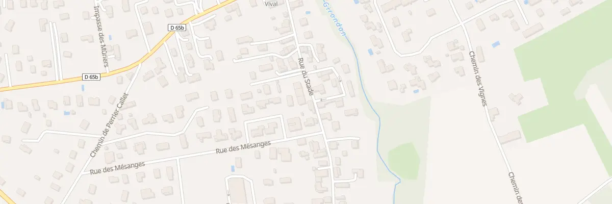 Plan du 208 Rue du Stade à Saint-Romain-de-Jalionas