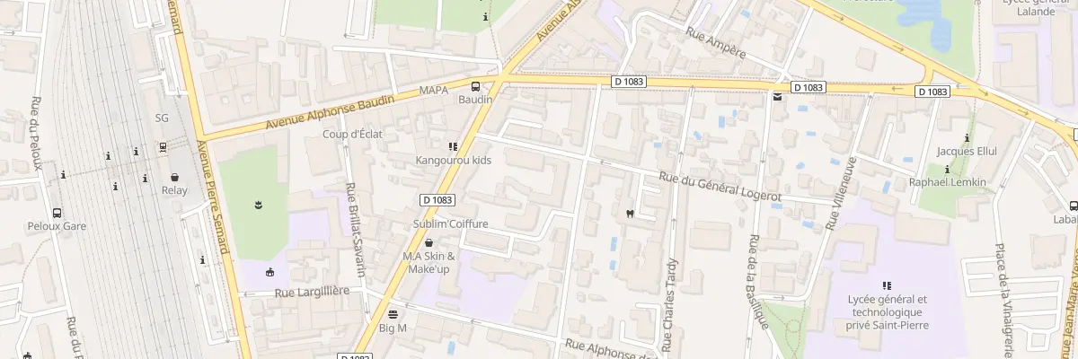 Plan du 6 Rue Gen Logerot à Bourg-en-Bresse