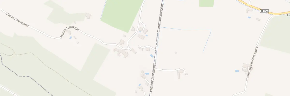 Plan du 200 Che de Malvallat à Saint-Pantaléon
